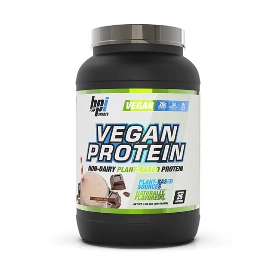 BPI Sports Veggie Protein - Non-Dairy Plant-Based Protein - Chocolate