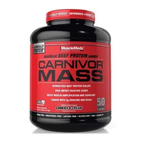 MuscleMeds Carnivor Mass Cookies and Cream 6lbs