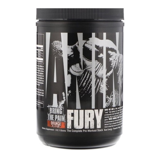 Universal Nutrition Animal Fury 512.1g Orange