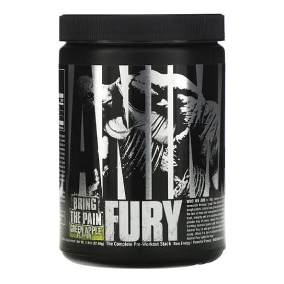 Universal Nutrition Animal Fury 82.65 g Green Apple