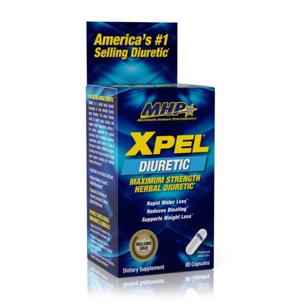 MHP Xpel Maximum Strength Diuretic Capsules 80 Caps