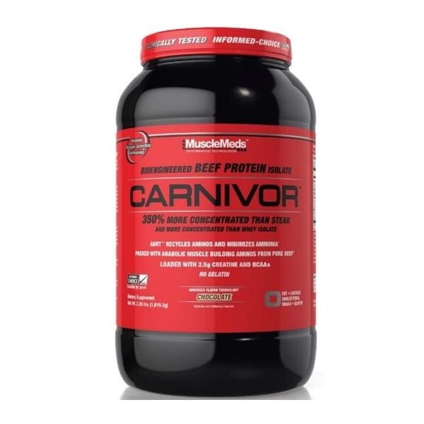 MuscleMeds Carnivor Beef Protein Isolate Powder Chocolate 2lbs