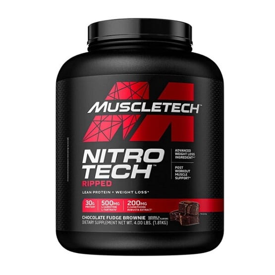 MuscleTech Nitro Tech Ripped Chocolate 4lbs